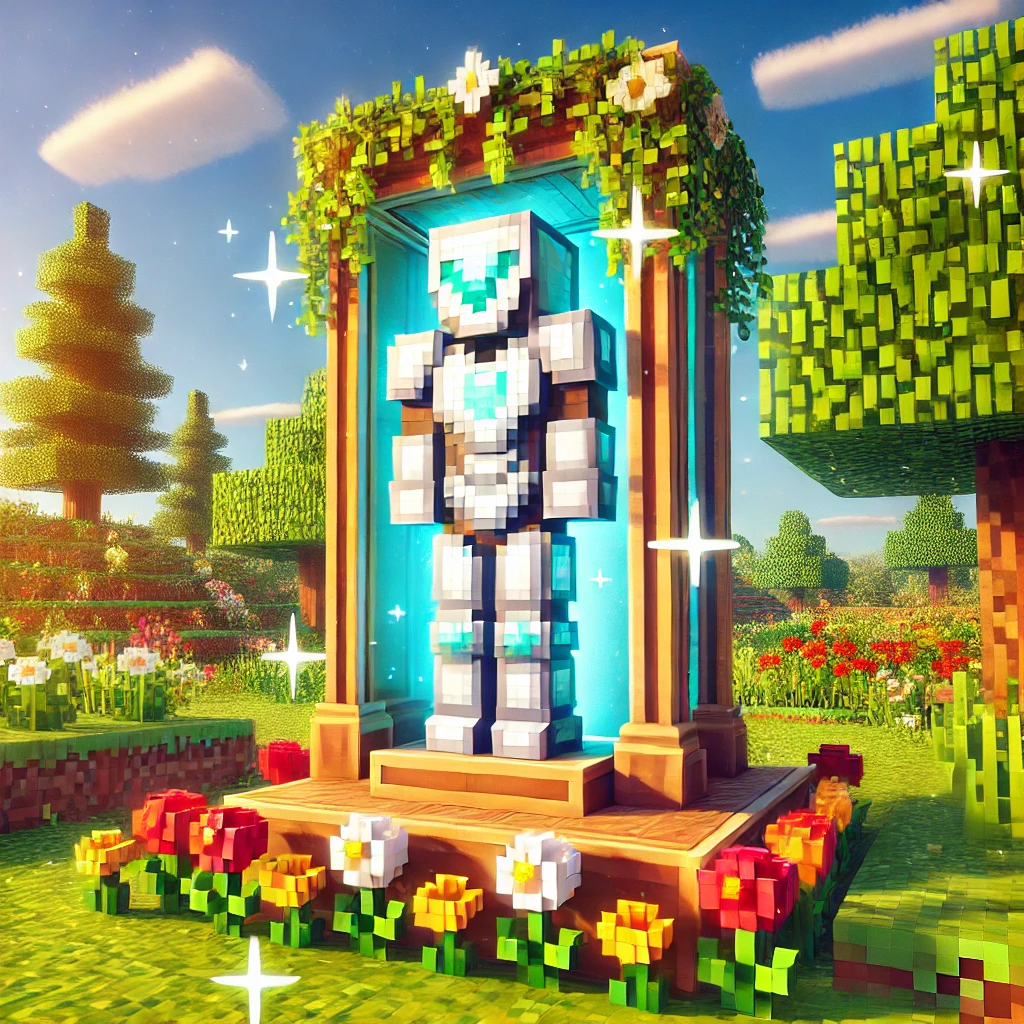 stojak na zbroję w minecraft